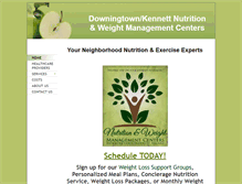 Tablet Screenshot of downingtownnutrition.com
